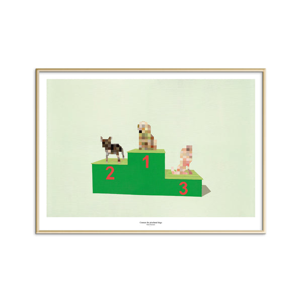 Contest for pixelated dogs (print)