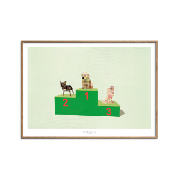 Contest for pixelated dogs (print)