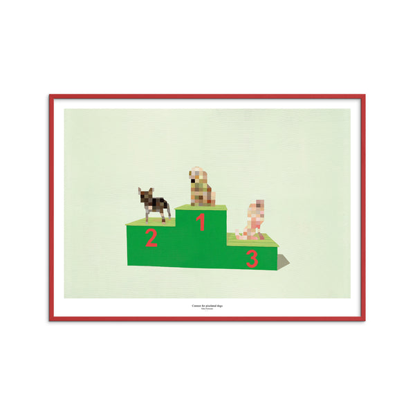 Contest for pixelated dogs (print)